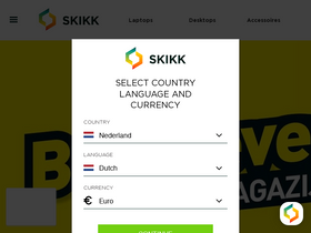 'skikk.eu' screenshot