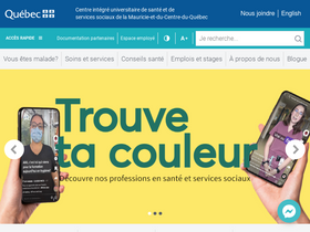 'ciusssmcq.ca' screenshot