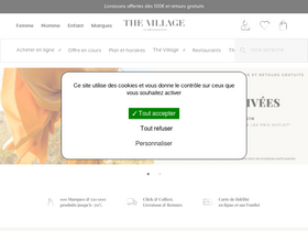 'thevillageoutlet.com' screenshot