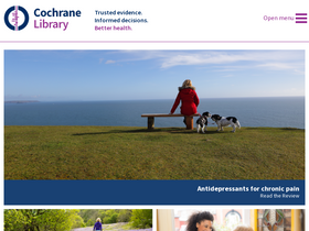 'cochranelibrary.com' screenshot