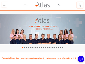 'atlasklinika.com' screenshot
