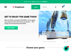 'kingboost.net' screenshot
