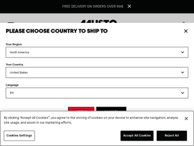 'musto.com' screenshot