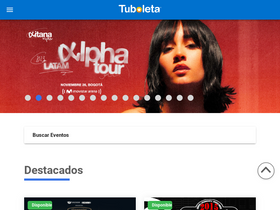 'tuboleta.com' screenshot