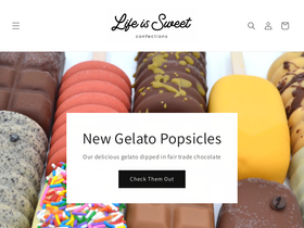 life-is-sweet.ca homepage screenshot