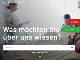 'lindenhofgruppe.ch' screenshot