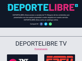 'deportelibre.live' screenshot