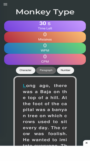 Monkeytype Statistics - Typing Stats