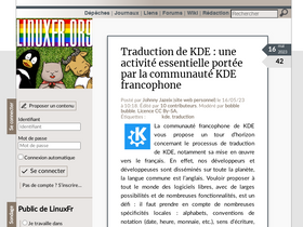 'linuxfr.org' screenshot
