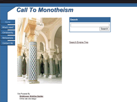 'call-to-monotheism.com' screenshot