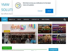 'ymwsolution.com' screenshot