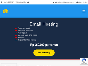 'dapurhosting.com' screenshot