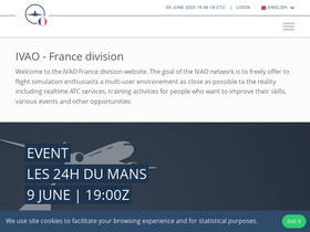 'ivao.fr' screenshot
