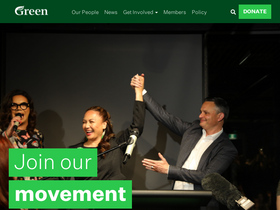 'greens.org.nz' screenshot
