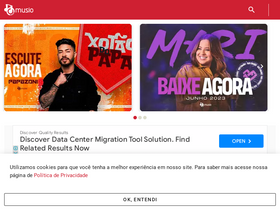 'musio.net.br' screenshot