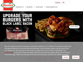 'hormel.com' screenshot