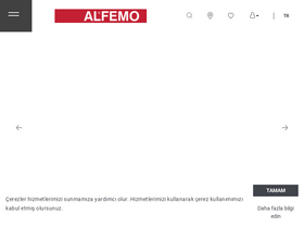 'alfemo.com.tr' screenshot