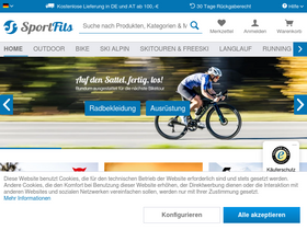 'sportfits.de' screenshot