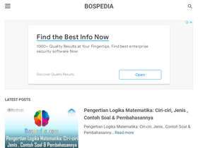 'bospedia.com' screenshot