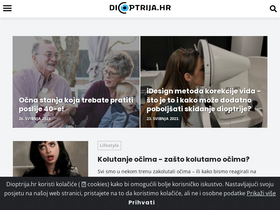 'dioptrija.hr' screenshot
