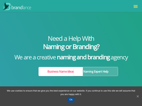 'brandlance.com' screenshot