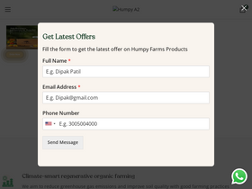 'humpyfarms.com' screenshot