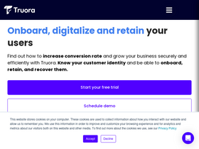 'truora.com' screenshot