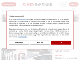 'avisendanmark.dk' screenshot