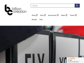 'billioncreation.com' screenshot