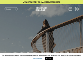 'discoverhalifaxns.com' screenshot