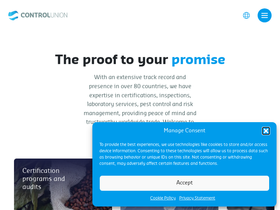 'controlunion.com' screenshot
