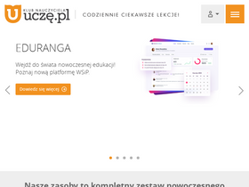'ucze.pl' screenshot