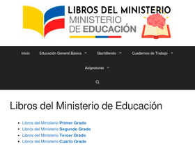 'librodelministerio.online' screenshot