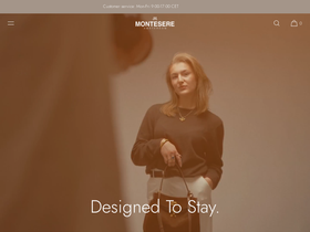 Montesere homepage screenshot