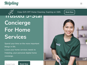 'helpling.com.sg' screenshot