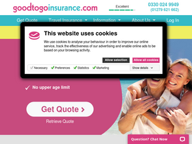 'goodtogoinsurance.com' screenshot