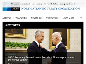 'nato.int' screenshot