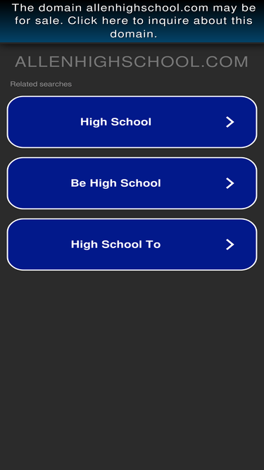 allenhighschool.com