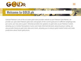 'gold.pk' screenshot