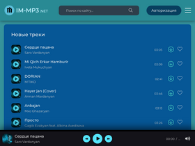 'im-mp3.net' screenshot