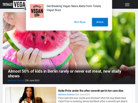 'totallyveganbuzz.com' screenshot