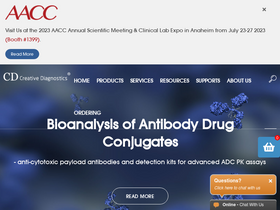 'creative-diagnostics.com' screenshot