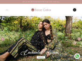 baisegaba.com homepage screenshot