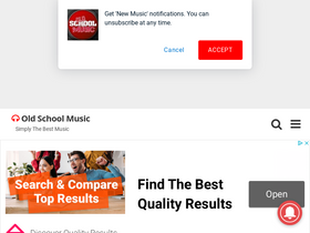 'oldschoolmusic.net' screenshot