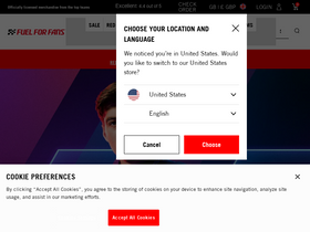 'fuelforfans.com' screenshot