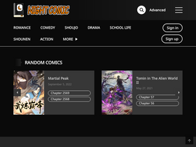 'nightcomic.com' screenshot