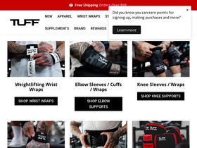 'tuffwraps.com' screenshot