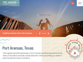 'portaransas.org' screenshot