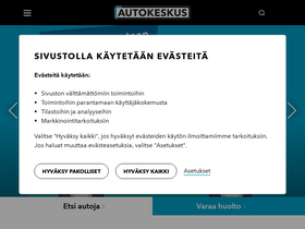 'autokeskus.fi' screenshot