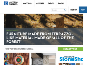 'materialdistrict.com' screenshot